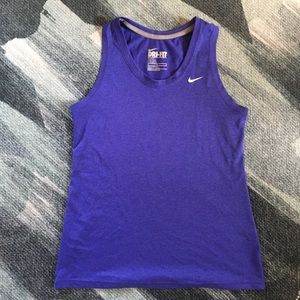 EUC Nike Dry Fit Purple Tank Size Medium